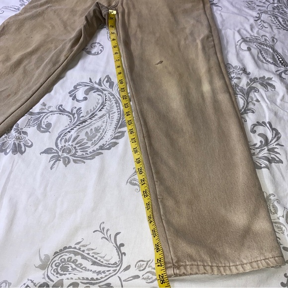 LL Bean Double L Related Fit Tan Flannel Lined Denim Jeans Mens
31X29 Cotton - Picture 8 of 13